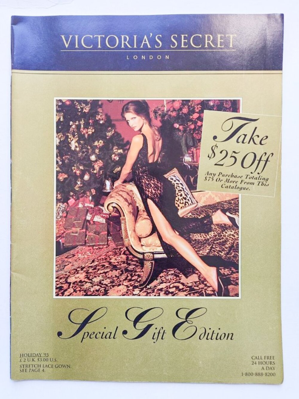 Victoria’s Secret Holiday 1993 Special Gift Edition Catalog Lingerie Vintage